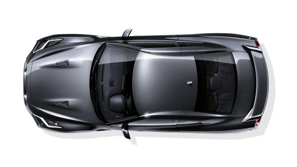 Nissan GT-R overhead view